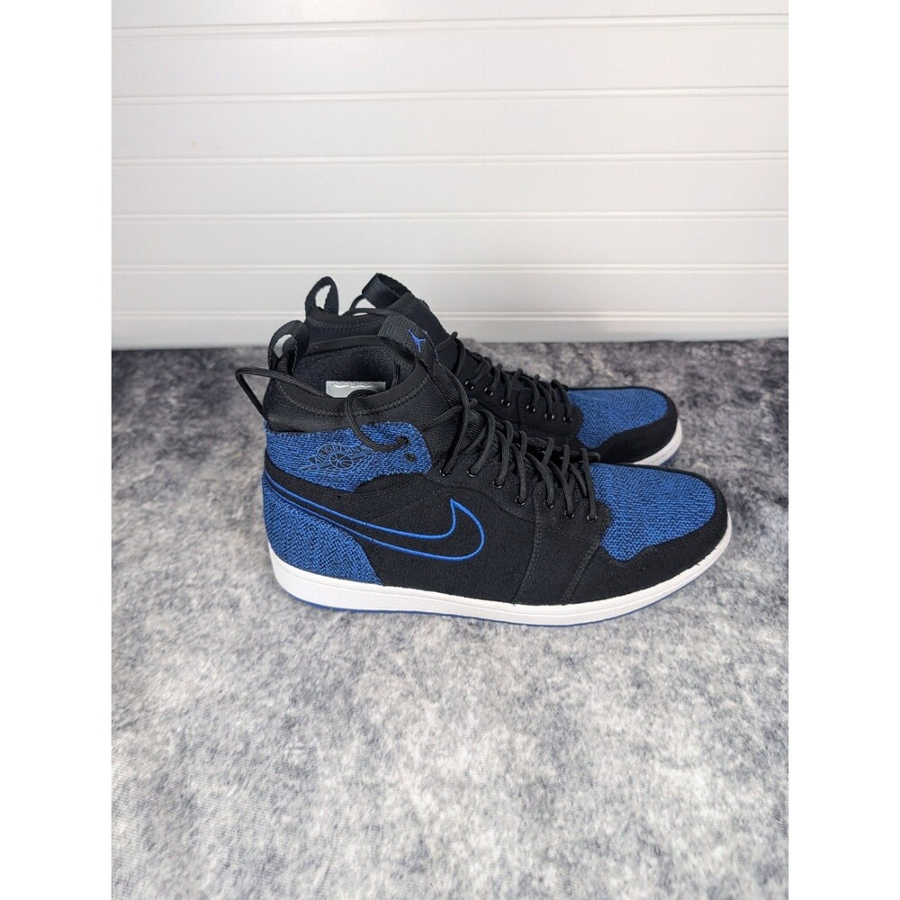Nike Air Jordan 1 Retro Ultra High Black Blue Size 11.5 844700-007 - Picture 2 of 7